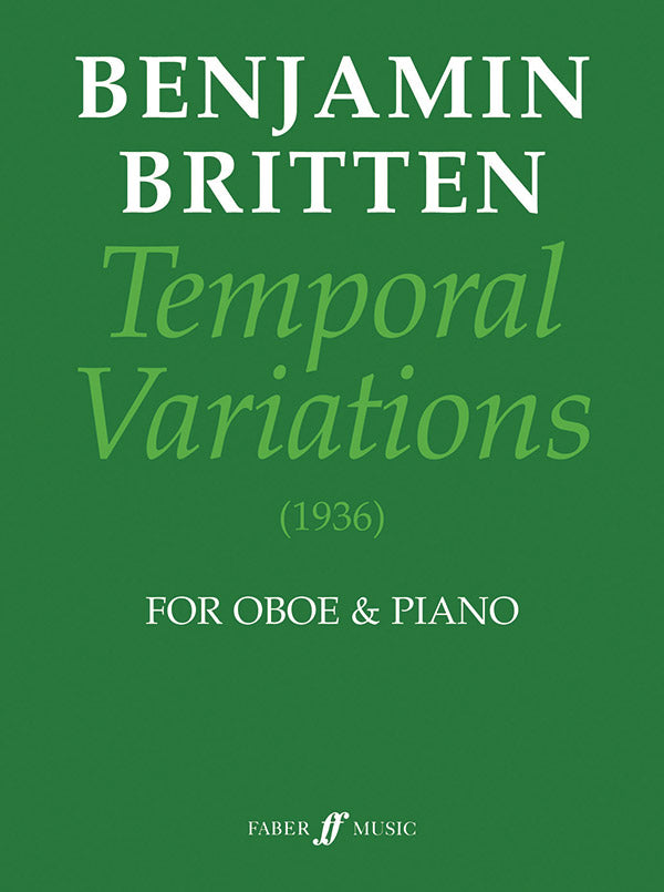 楽譜書籍・教則本 TEMPORAL VARIATIONS - OBOE & PIANO [BOOKM-81712]