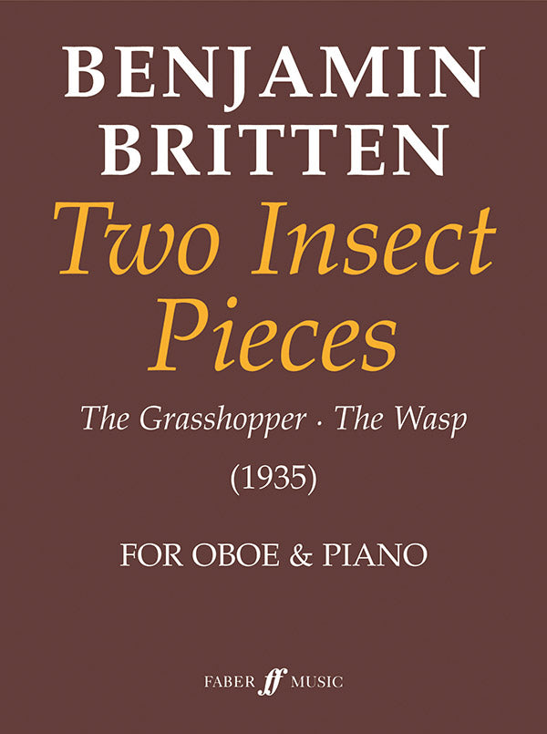 木管譜面 2 INSECT PIECES - OBOE & PIANO [SHT-WW-81713]
