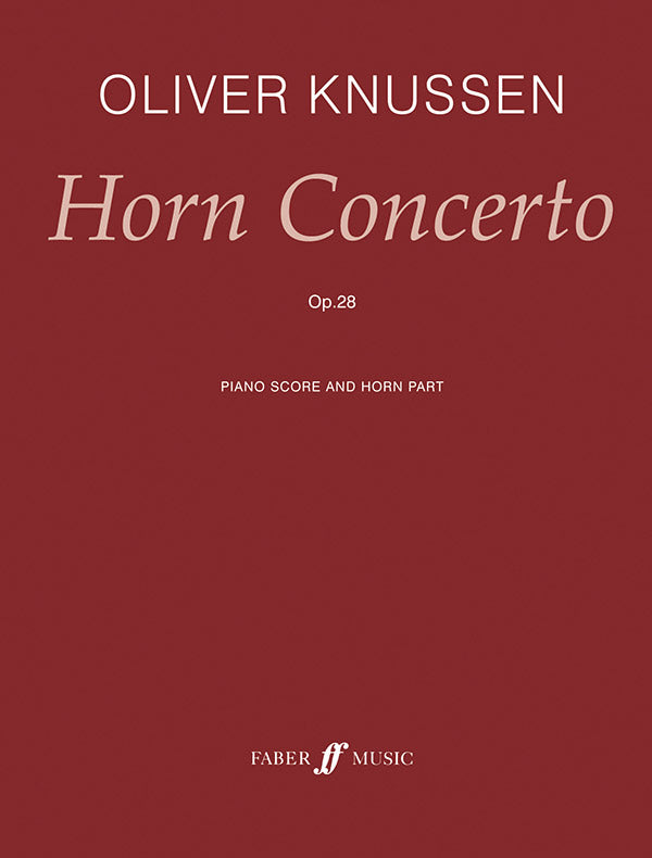 フレンチホルン譜面 HORN CONCERTO, OP. 28 - FRENCH HORN AND PIANO [SHT-FRH-80282]