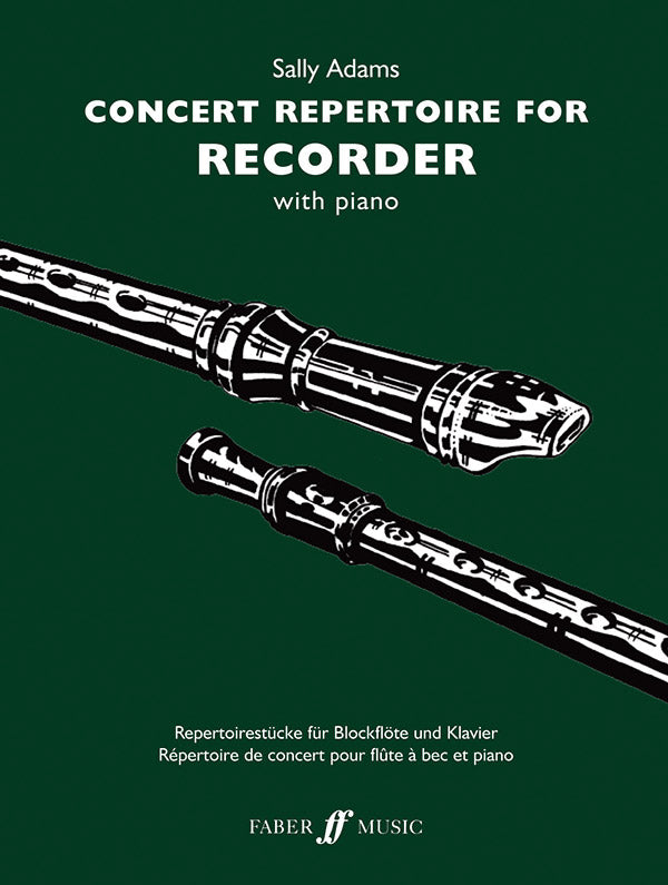 楽譜書籍・教則本 CONCERT REPERTOIRE FOR DESCANT RECORDER - RECORDER & PIANO [BOOKM-90430]