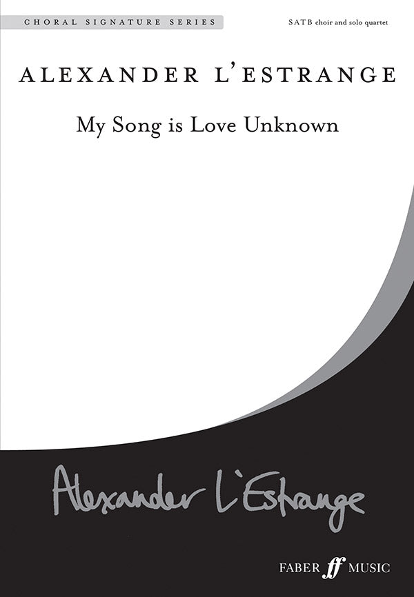 合唱 パート譜 MY SONG IS LOVE UNKNOWN ( VOICING : SATB UNACCOMPANIED ) [SHT-CHO-PART-77729]