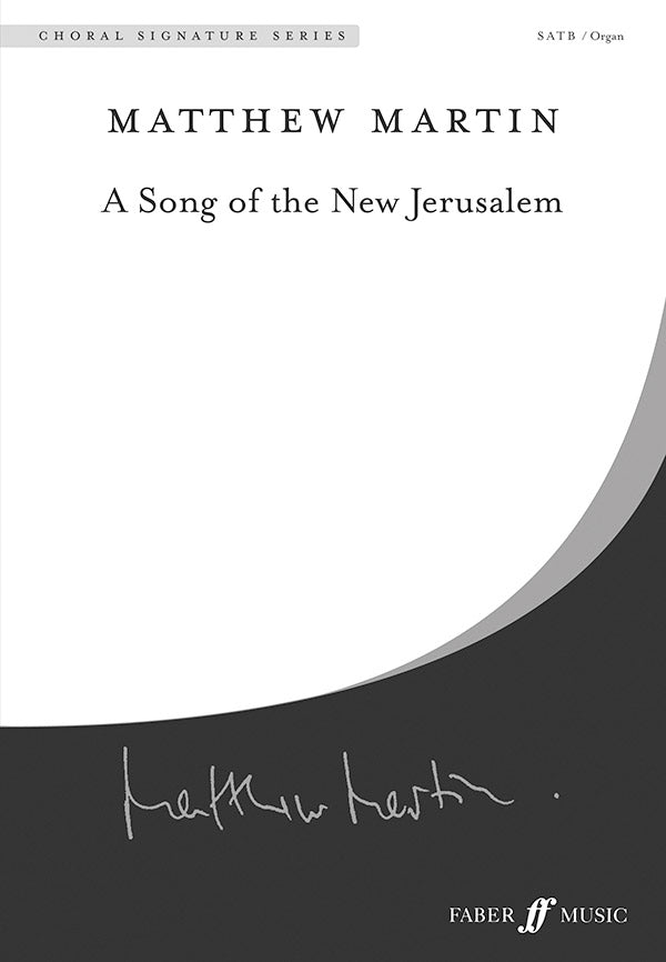 合唱 パート譜 SONG OF THE NEW JERUSALEM, A ( VOICING : SATB UNACCOMPANIED ) [SHT-CHO-PART-77732]