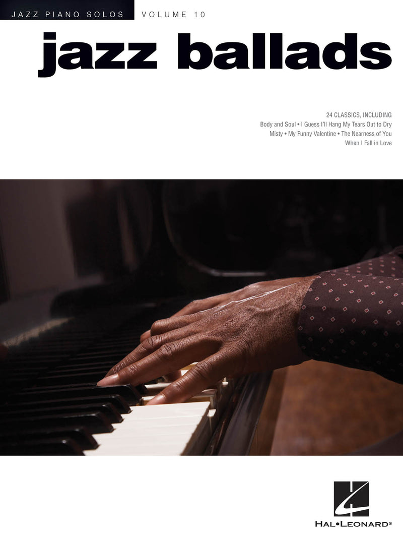 楽譜書籍・教則本 JAZZ BALLADS - JAZZ PIANO SOLOS SERIES VOLUME 10 ジャズ・バラード － ジャズ・ピアノ・ソロ・シリーズ１０（ミスティ、ムーン・リヴァー、マイ・ロマンスなど２４曲収録） [BOOKM-128173]
