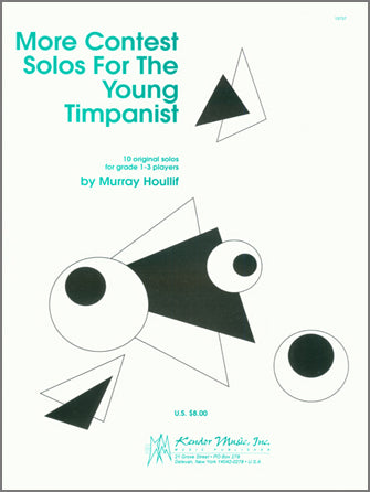 パーカッション譜面 MORE CONTEST SOLOS FOR THE YOUNG TIMPANIST [SHT-PERC-34780]