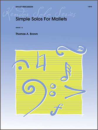 マレット譜面 SIMPLE SOLOS FOR MALLETS [SHT-MLT-34807]