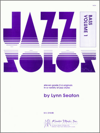 ベース譜面 JAZZ SOLOS FOR BASS, VOLUME 1 ジャズ・ソロ・フォー・ベース、 第１集 [SHT-BASS-34810]
