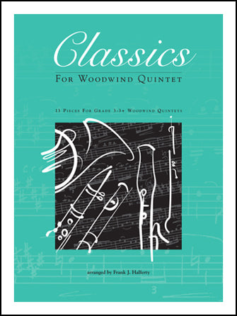 木管譜面 CLASSICS FOR WOODWIND QUINTET - FULL SCORE [SHT-WW-121694]