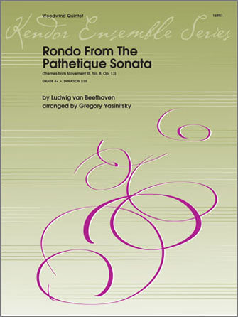 木管譜面 RONDO FROM THE PATHETIQUE SONATA (THEMES FROM MOVEMENT III, NO. 8, OP. 13) [SHT-WW-113039]