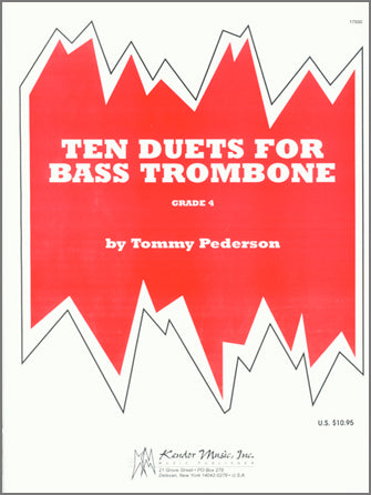 トロンボーン譜面 TEN DUETS FOR BASS TROMBONE テン・デュエッツ・フォー・バス・トロンボーン [SHT-TB-35352]