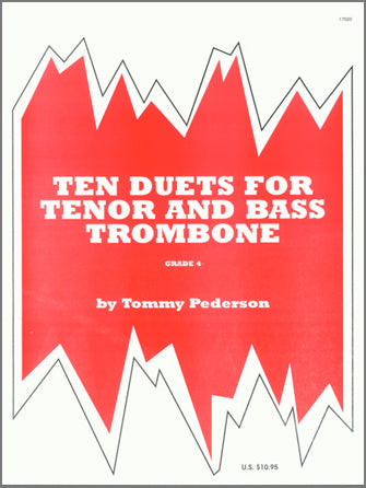 トロンボーン譜面 TEN DUETS FOR TENOR AND BASS TROMBONE テン・デュエッツ・フォー・テナー・アンド・ベース・トロンボーン [SHT-TB-35354]