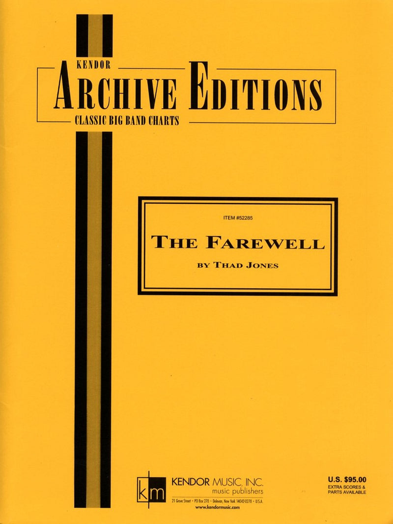 ビッグバンド 譜面セット FAREWELL, THE フェアウェル [SHTB-17719]
