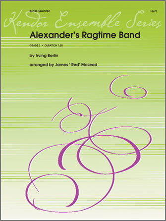 金管譜面 ALEXANDER'S RAGTIME BAND アレクサンダーズ・ラグタイム・バンド [SHT-BRA-35509]