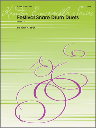 パーカッション譜面 FESTIVAL SNARE DRUM DUETS フェスティバル・スネア・ドラム・デュエッツ [SHT-PERC-46993]