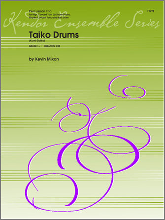 パーカッション譜面 TAIKO DRUMS ( KUMI-DAIKO ) タイコ・ドラム（組太鼓） [SHT-PERC-84810]