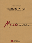 吹奏楽 譜面セット PRESTIDIGITATION ( ALTO SAXOPHONE SOLO WITH BAND ) [SHT-CBD-105103]