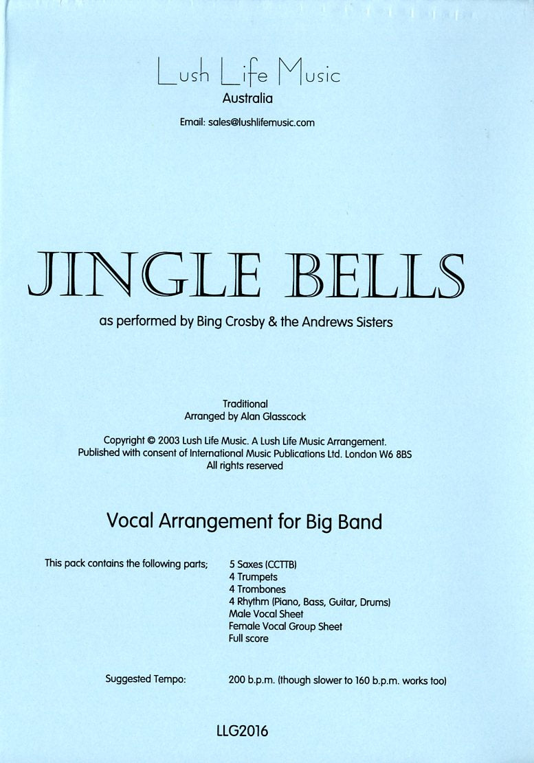 ボーカル＆ビッグバンド 譜面セット JINGLE BELLS ( ANDREWS SISTERS ) ジングル・ベル [SHTV-33385]