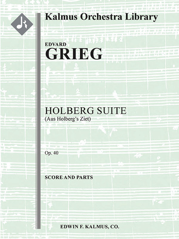 弦楽合奏 譜面セット HOLBERG SUITE, OP. 40 ( AUS HOLBERGS ZEIT ) - STRING ORCHESTRA [SHT-STO-129105]