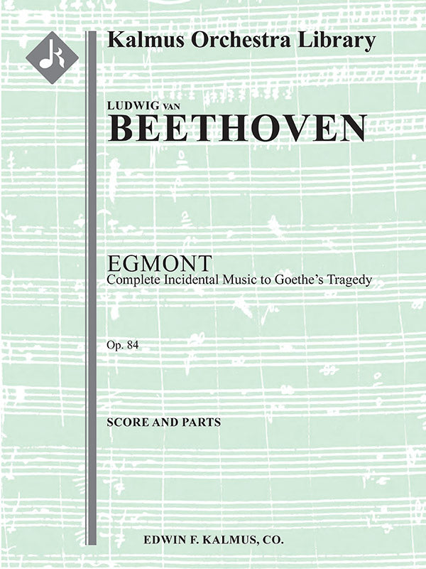 オーケストラ 譜面セット EGMONT: COMPLETE INCIDENTAL MUSIC TO GOETHE'S TRAGEDY, OP. 84 - FULL ORCHESTRA, ENSEMBLE WORKS [SHT-ORC-131479]