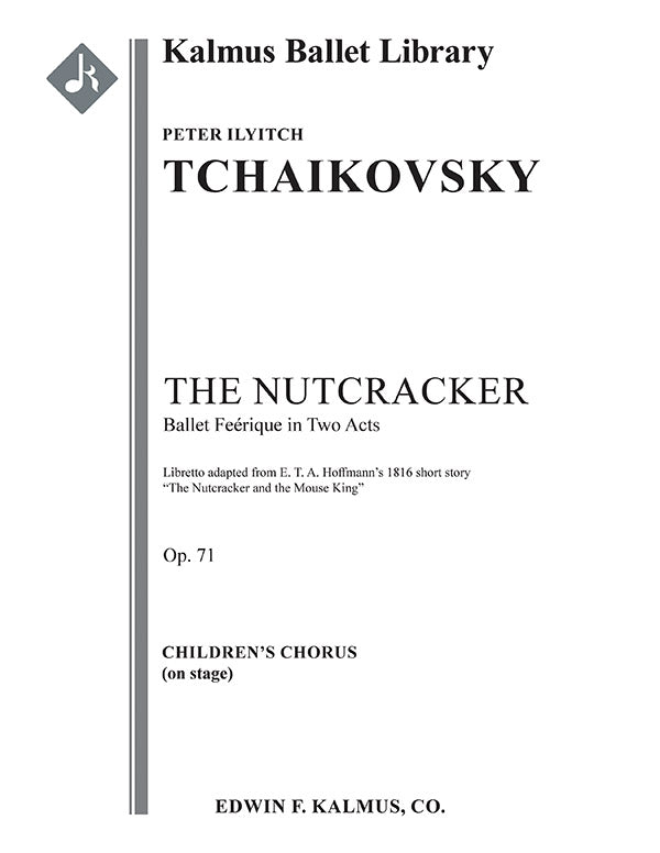 オーケストラ 譜面セット NUTCRACKER, OP. 71, THE ( COMPLETE BALLET ) - FULL ORCHESTRA, CHILDREN'S CHOIR [SHT-ORC-131484]