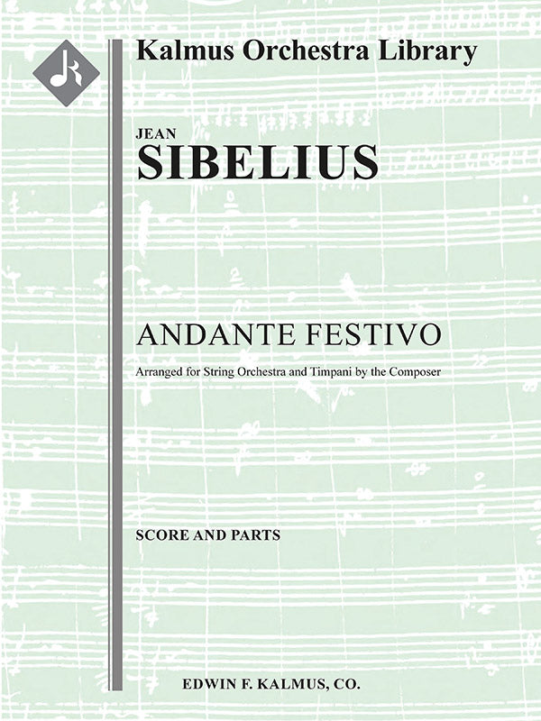 弦楽合奏 譜面セット ANDANTE FESTIVO, OP. 117A - STRING ORCHESTRA [SHT-STO-130515]