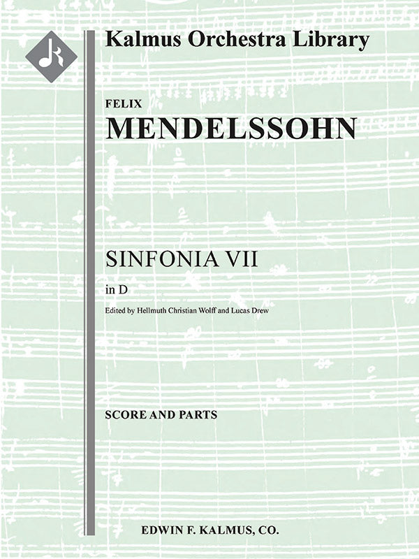 弦楽合奏 譜面セット SINFONIA NO. 7: STRING SYMPHONY IN D MINOR - STRING ORCHESTRA [SHT-STO-129123]
