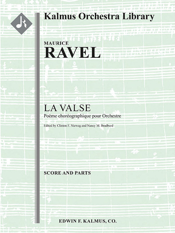 オーケストラ 譜面セット LA VALSE - POEME CHOREGRAPHIQUE - FULL ORCHESTRA, ENSEMBLE WORKS [SHT-ORC-131718]