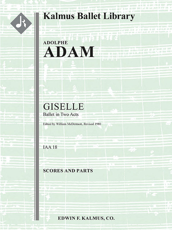 オーケストラ 譜面セット GISELLE ( COMPLETE BALLET, MCDERMOTT EDITION ) - FULL ORCHESTRA, ENSEMBLE WORKS [SHT-ORC-131400]
