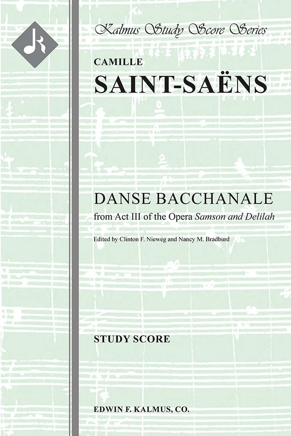 オーケストラ 譜面セット SAMSON AND DELILAH, OP. 47: DANSE BACCHANALE ( SAMSON ET DALILA ) - FULL ORCHESTRA, ENSEMBLE WORKS [SHT-ORC-131640]