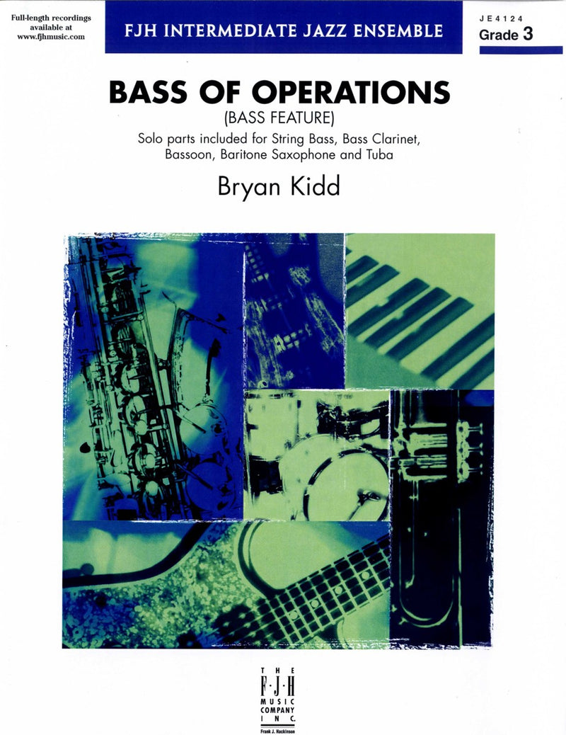 ビッグバンド 譜面セット BASS OF OPERATIONS ベース・オブ・オペレーションズ [SHTB-36085]
