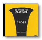 CD 32 ETUDES FOR CLARINET BY CYRILLE ROSE [CD-75304]