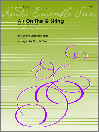 金管譜面 AIR ON THE G STRING ( FROM ORCHESTRAL SUITE NO. 3 ) [SHT-BRA-82204]