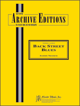 ビッグバンド 譜面セット BACK STREET BLUES バック・ストリート・ブルース [SHTB-104012]