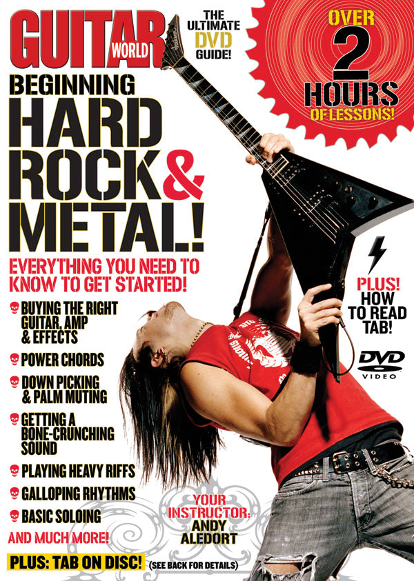 DVD GUITAR WORLD: BEGINNING HARD ROCK & METAL! [DVD-91667]