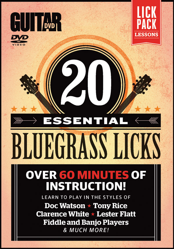 DVD GUITAR WORLD: 20 ESSENTIAL BLUEGRASS LICKS [DVD-91699]