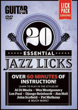 GUITAR WORLD: 20 ESSENTIAL JAZZ LICKS [DVD-91702]
