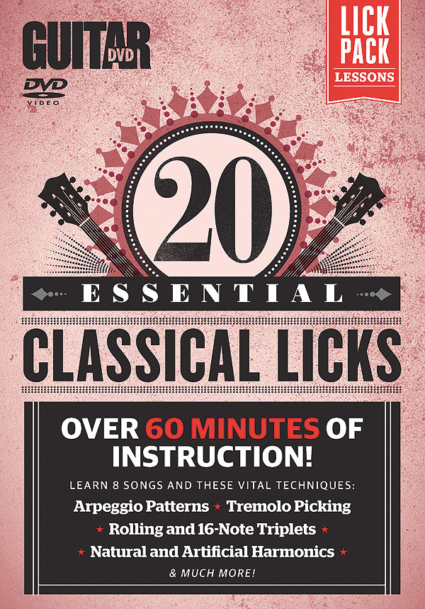 DVD GUITAR WORLD: ESSENTIAL CLASSICAL LICKS [DVD-91706]