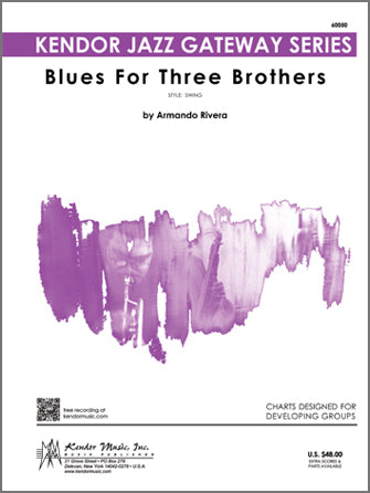 ビッグバンド 譜面セット BLUES FOR THREE BROTHERS ブルース・フォー・スリー・ブラザーズ [SHTB-38980]