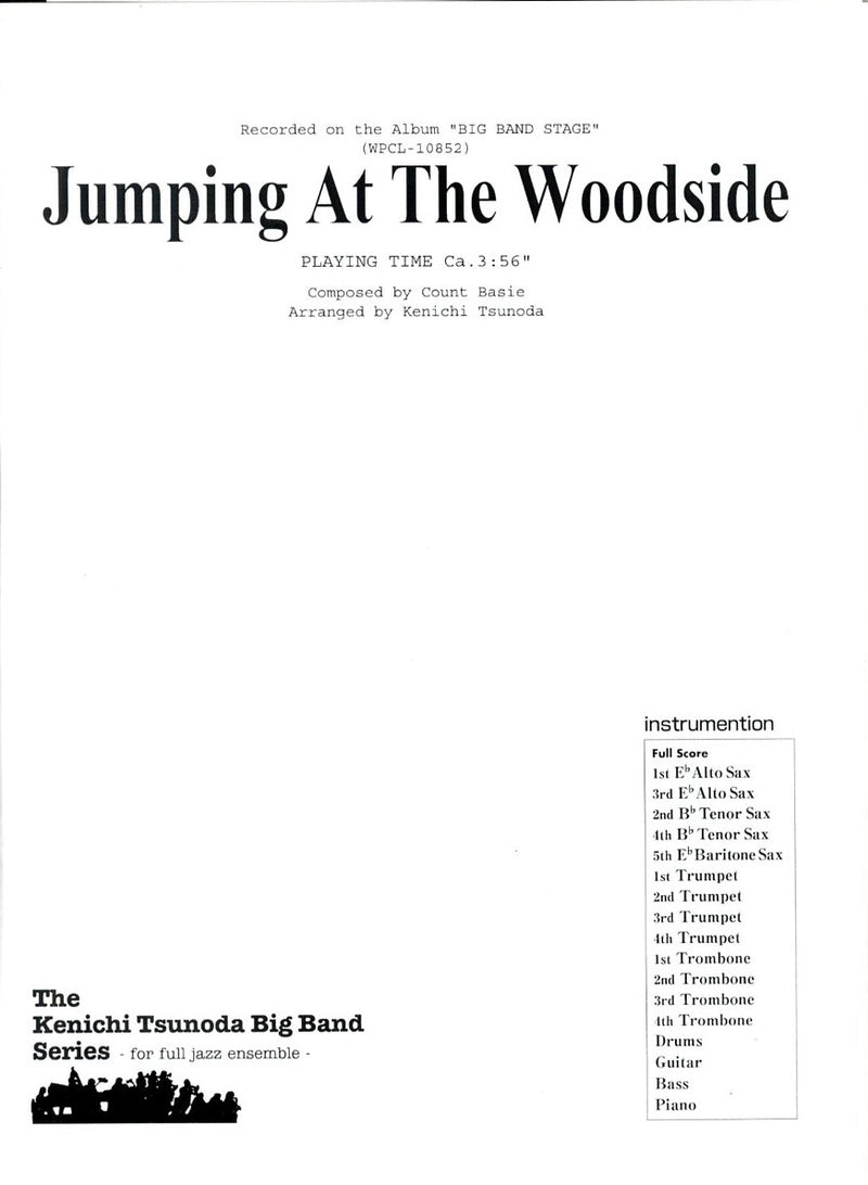 ビッグバンド 譜面セット JUMPING AT THE WOODSIDE ジャンピン・アット・ザ・ウッドサイド [SHTB-66011]