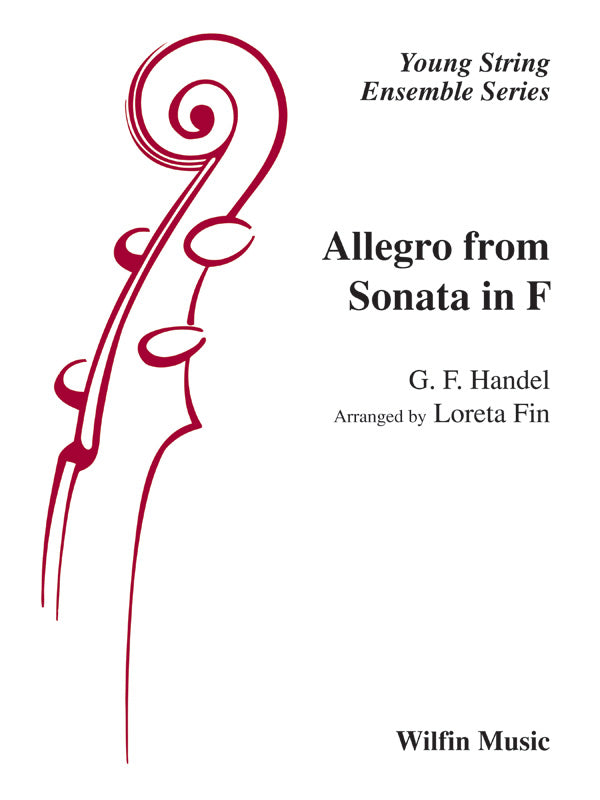 弦楽合奏 譜面セット ALLEGRO FROM SONATA IN F アレグロ・フロム・ソナタ・イン・Ｆ [SHT-STO-51277]