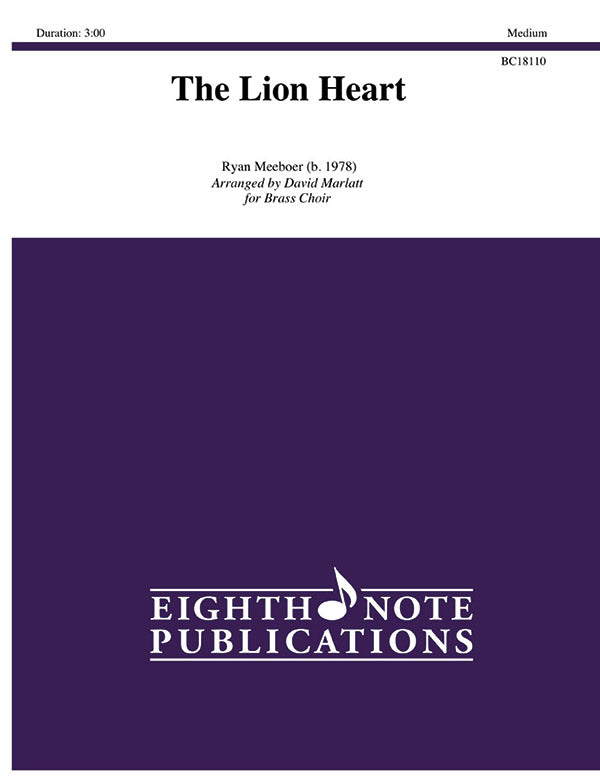 金管譜面 LION HEART, THE [SHT-BRA-122399]
