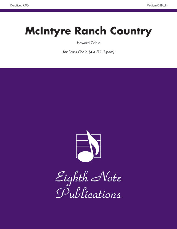 金管譜面 MCINTYRE RANCH COUNTRY - 4.4.3.1.1.PERC [SHT-BRA-126212]