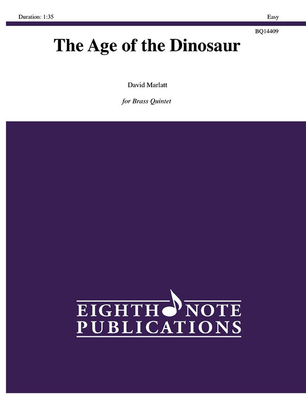 金管譜面 AGE OF THE DINOSAUR, THE [SHT-BRA-126855]