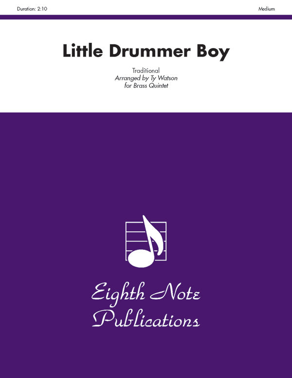 金管譜面 LITTLE DRUMMER BOY - BRASS QUINTET [SHT-BRA-123250]