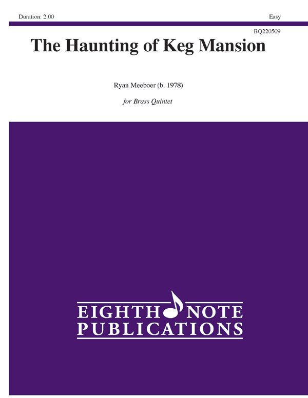 金管譜面 HAUNTING OF KEG MANSION, THE [SHT-BRA-128333]