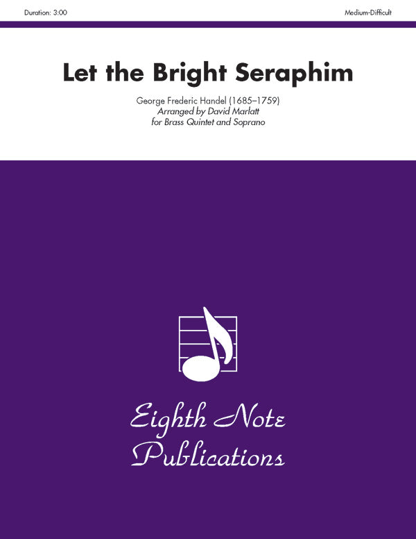 金管譜面 LET THE BRIGHT SERAPHIM - BRASS QUINTET & SOPRANO [SHT-BRA-123352]