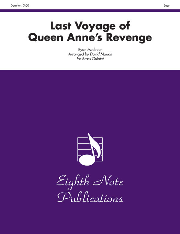 金管譜面 LAST VOYAGE OF QUEEN ANNE'S REVENGE - BRASS QUINTET [SHT-BRA-123392]