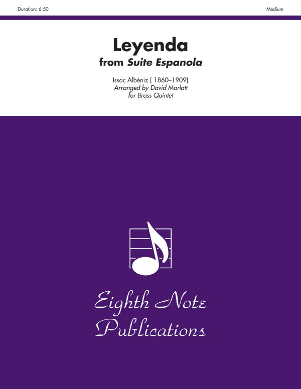 金管譜面 LEYENDA ( FROM "SUITE ESPAÑOLA" ) - BRASS QUINTET [SHT-BRA-122785]