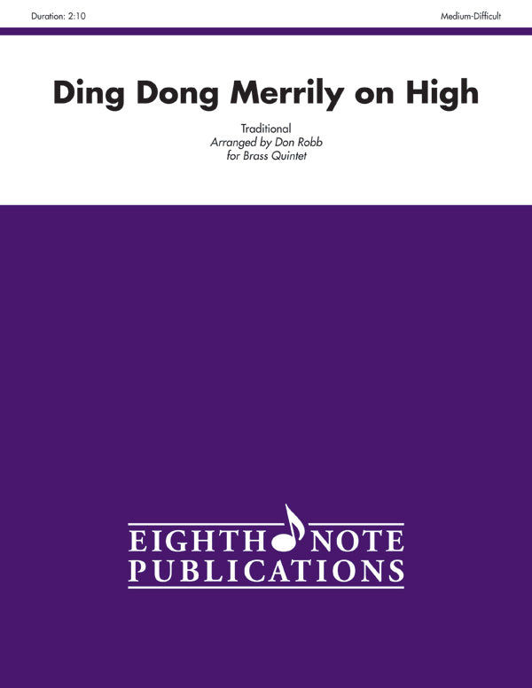 金管譜面 DING DONG MERRILY ON HIGH [SHT-BRA-63190]