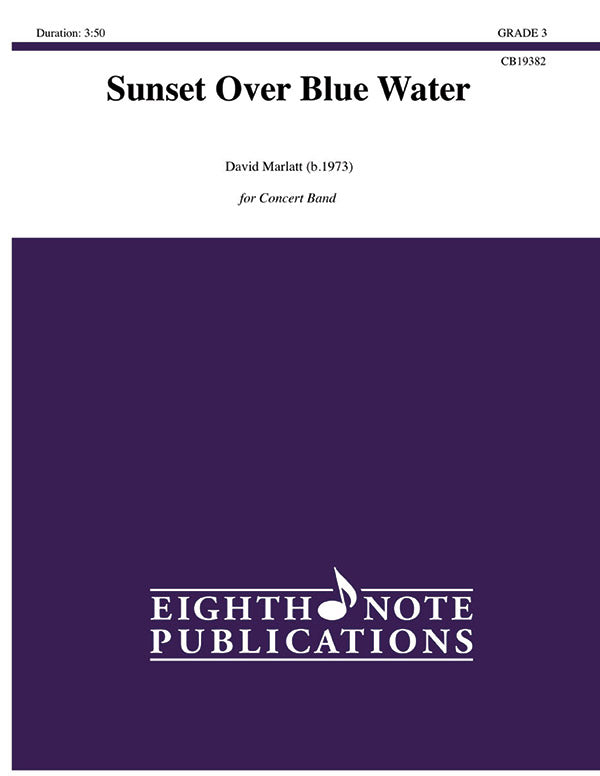 吹奏楽 譜面セット SUNSET OVER BLUE WATER [SHT-CBD-126241]