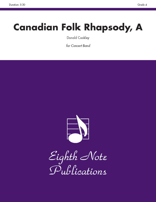 吹奏楽 譜面セット CANADIAN FOLK RHAPSODY, A [SHT-CBD-123088]